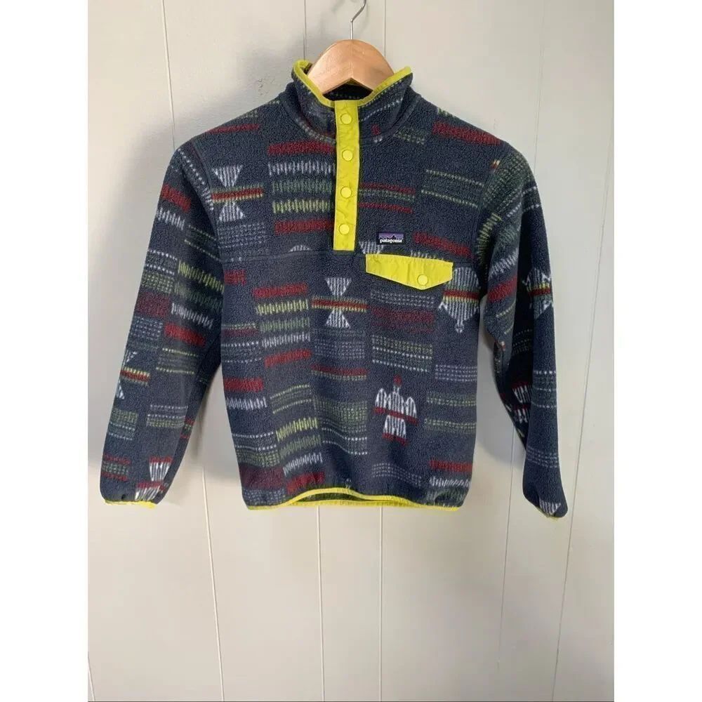 PATAGONIA Synchilla Snap-T Fleece Jacket Style 65572 Medium Youth